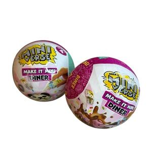 MGA Miniverse Make It Mini Diner Series 4 Lot of 2 New Sealed